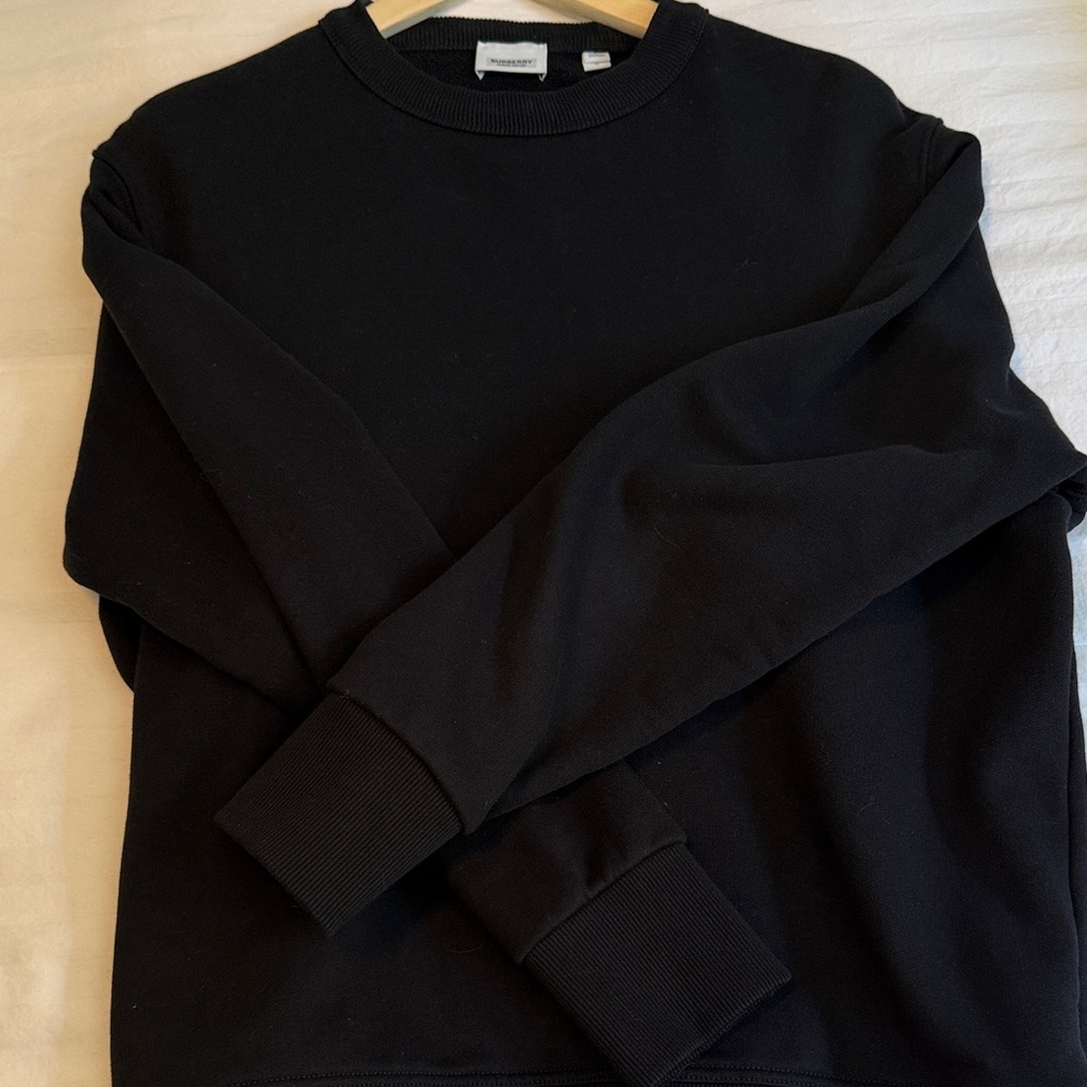 Burberry Men's Black Crewneck Sweater